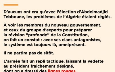 Une nouvelle Constitution avec le même mode opératoire ?