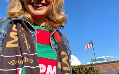 L’épouse de l’ambassadeur américain en Algérie grande supportrice du MCA, le Mouloudia Club d&rsquo;Alger.