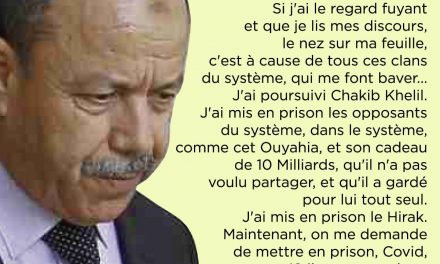 L’info-dérision  L’Algérie, le système et ses clans…