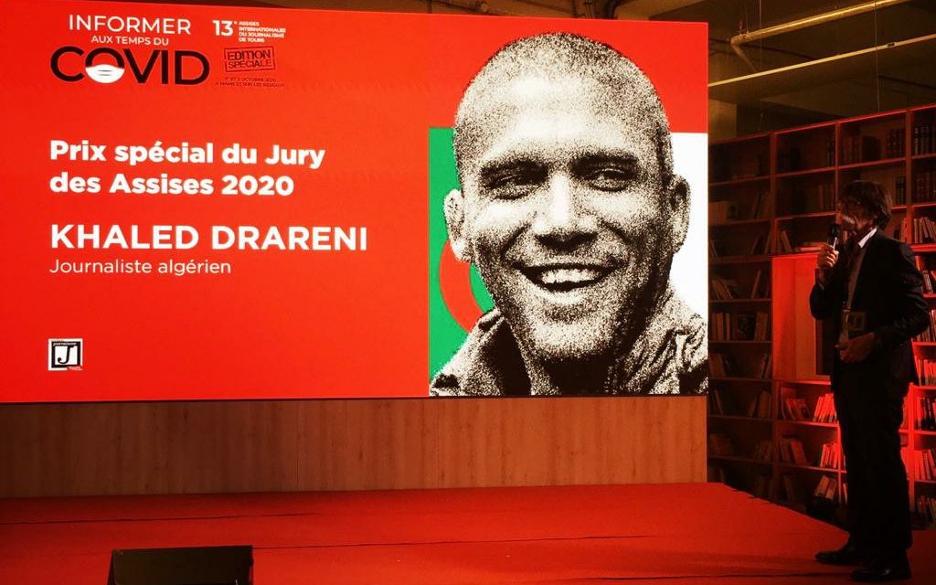 Khaled Drareni reçoit le Prix spécial du jury