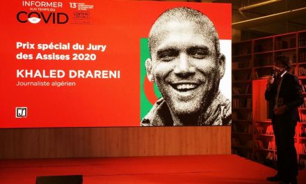 Khaled Drareni reçoit le Prix spécial du jury