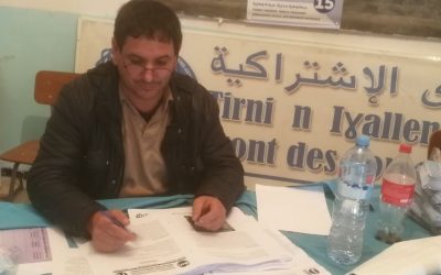 Abdellah Djennane, le candidat du Front des Forces  Socialistes (FFS) se confie avec ses mots
